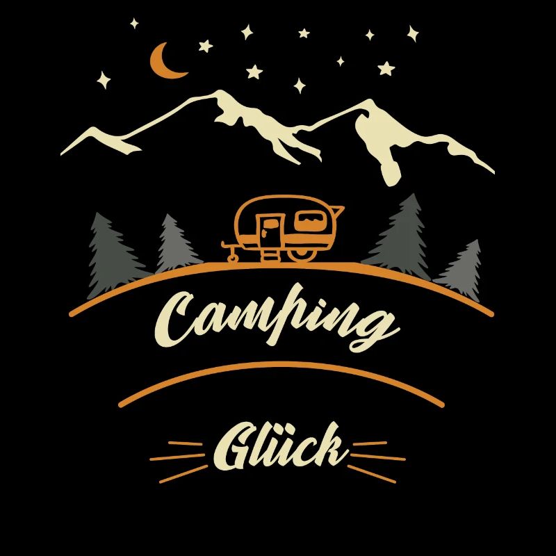Wohnwagen Camping Glück