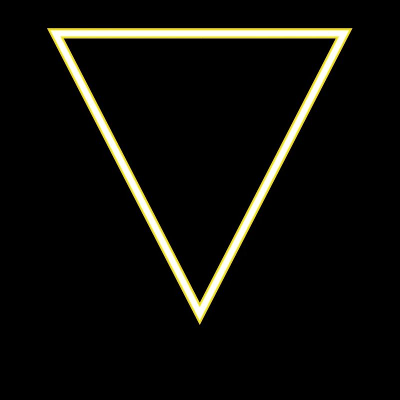 Triangle Neon Yellow