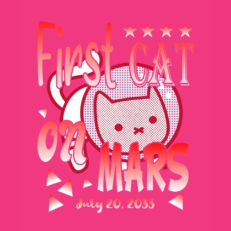 First Cat on Mars