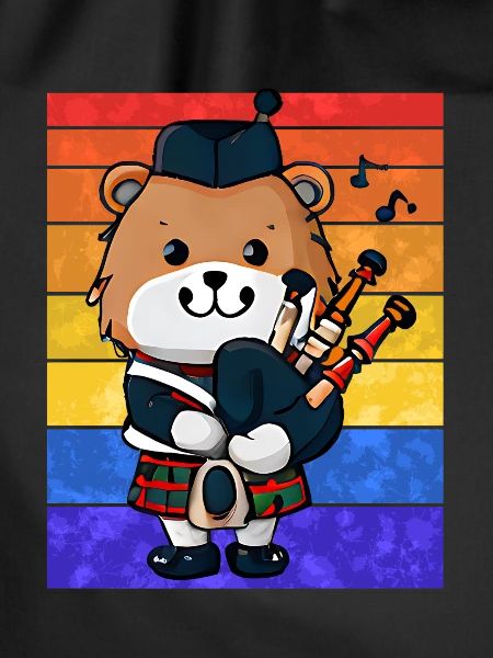 Scottish Bagpipe Bear