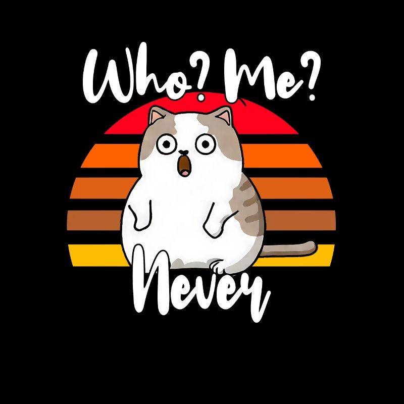 Who, me? Never - Frightened Cat