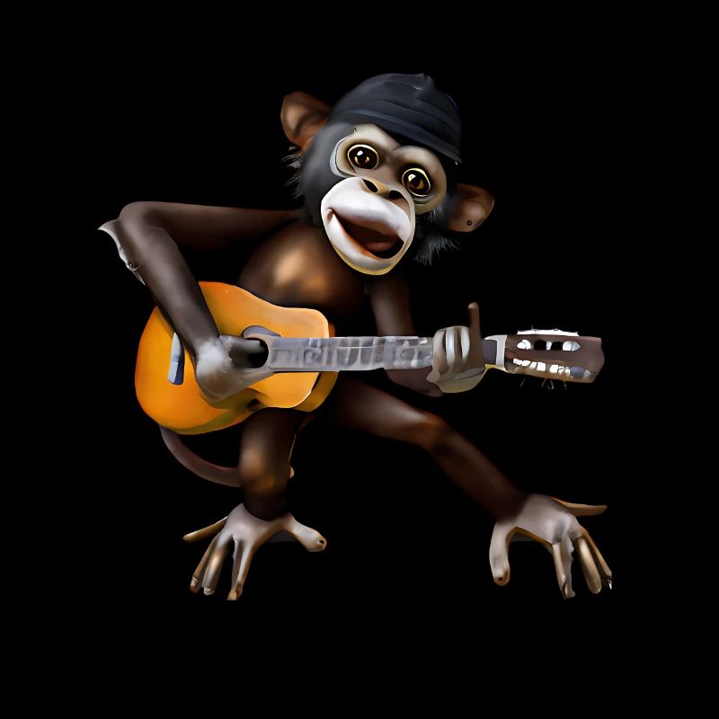 Gitarren-Affe