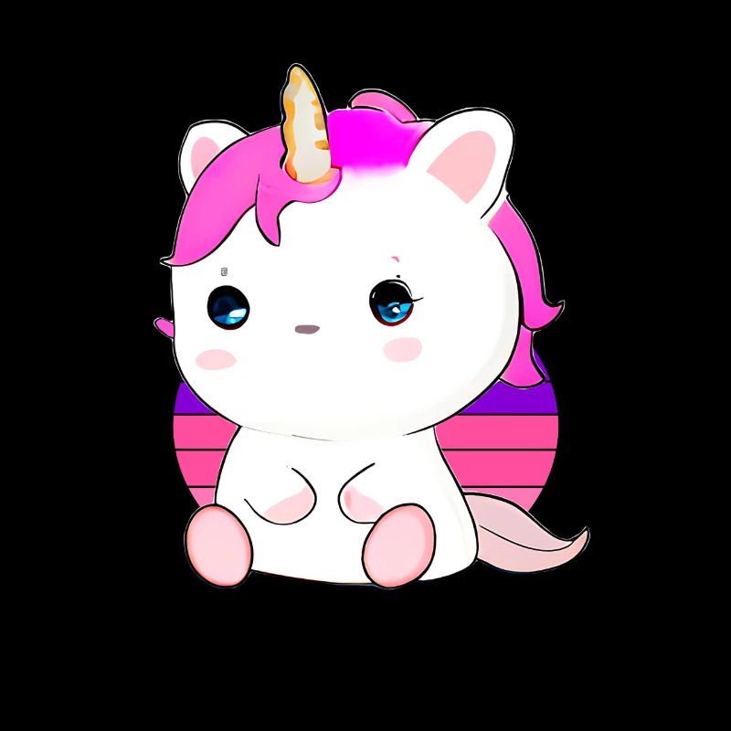 Cute unicorn cat