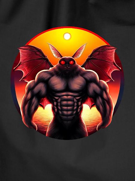 Mothman at sunset