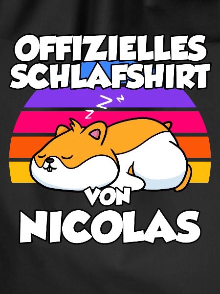 Offizielles Schlafshirt Von Nicolas
