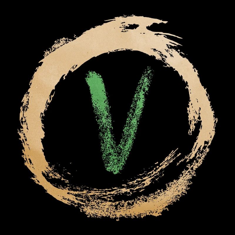 V logo