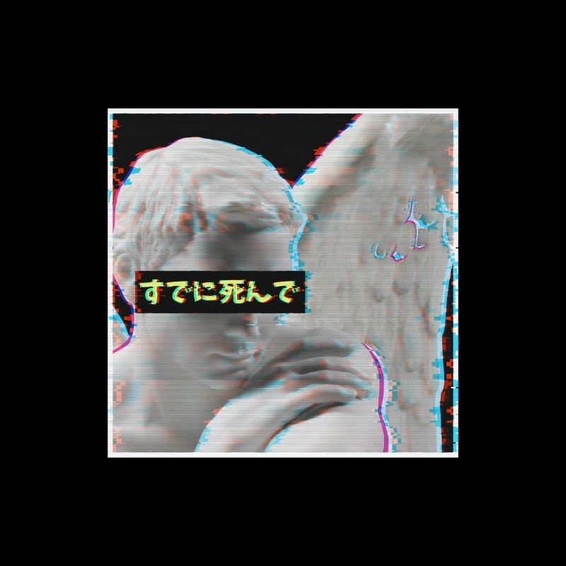 Cadeau de statue de mode esthétique Vaporwave