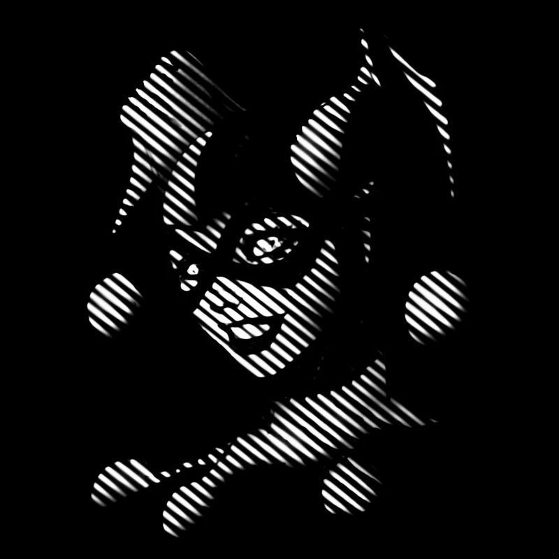 Harley Quinn noir & blanc Femme Tee Shirt