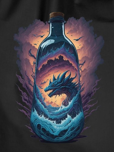 Drachen Flasche