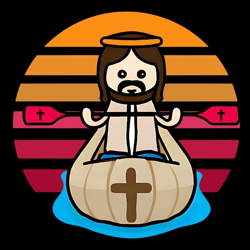 Jésus en kayak