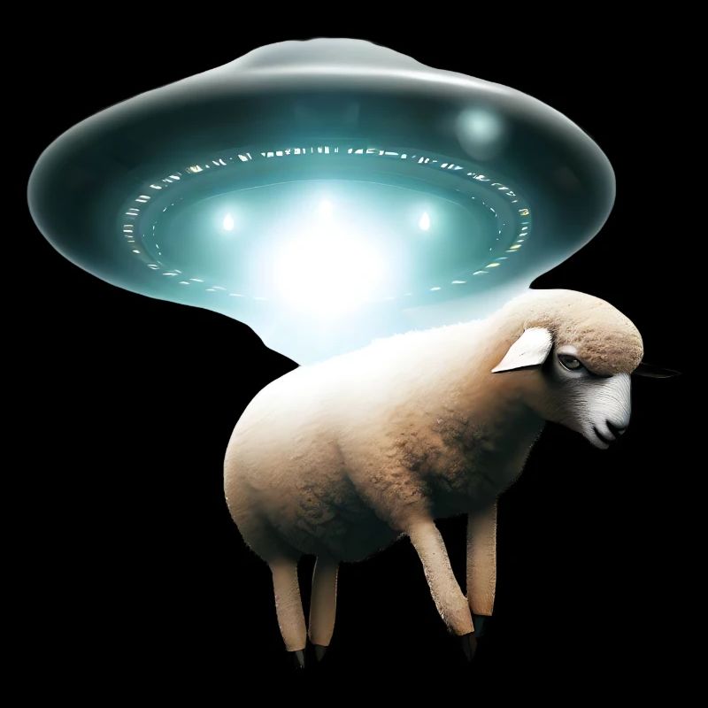 Sheep abduction by UFO