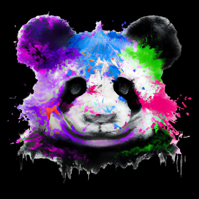 Bunter Panda