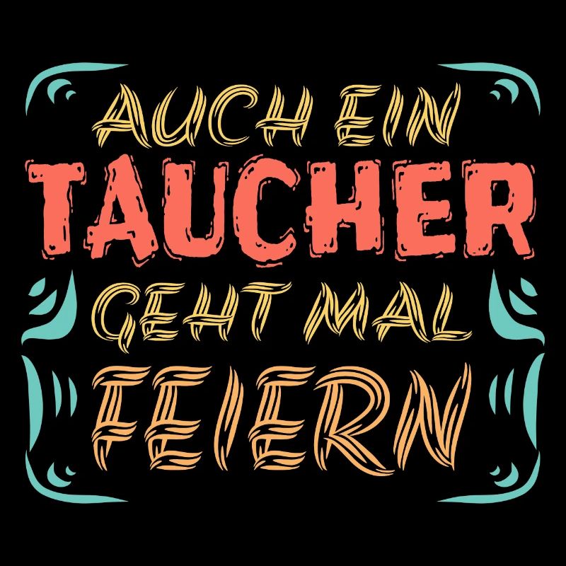 Feiern mit taucher