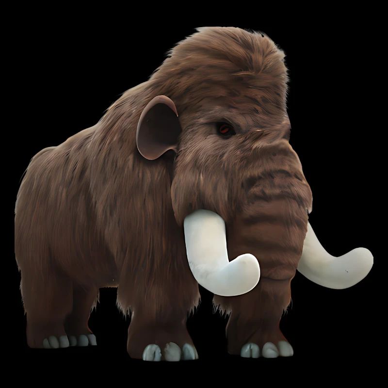 Realistic mammoth