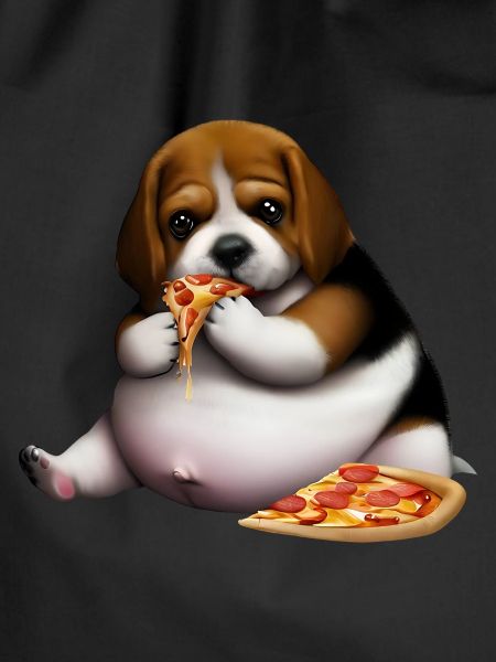 Pizza Lover Beagle Dog