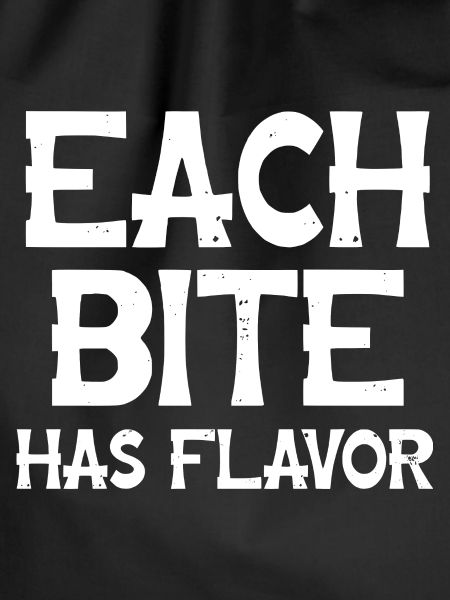Each bite has flavor