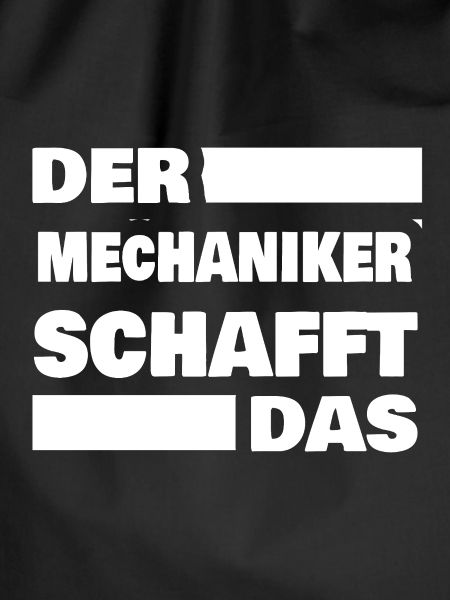 Mechanic as work