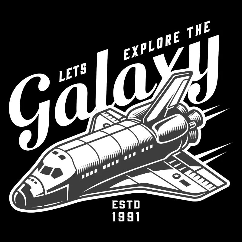 Lassen Sie uns den Galaxy-Raumschiff-Astronauten erkunden