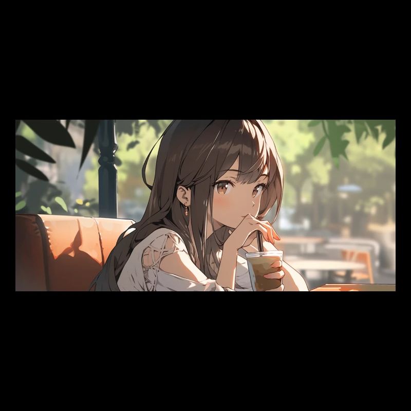 Girl with Coffe