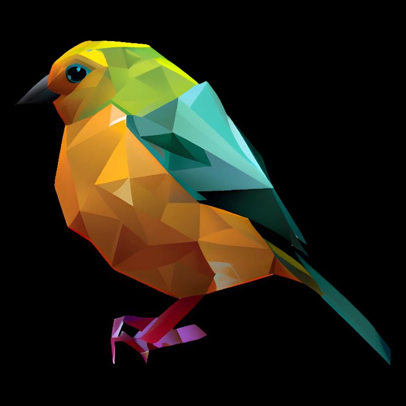 Polygon Bird Design