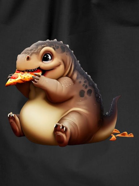 Pizza Loving Dinosaur