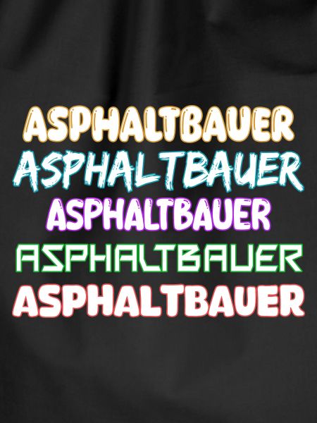 Asphaltbauer als Job
