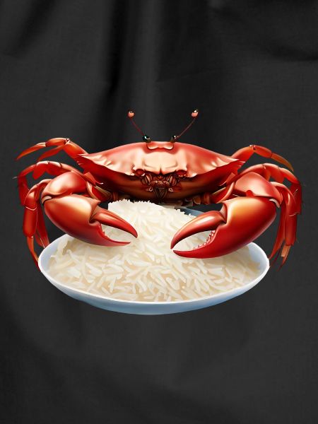 Red crab with rice