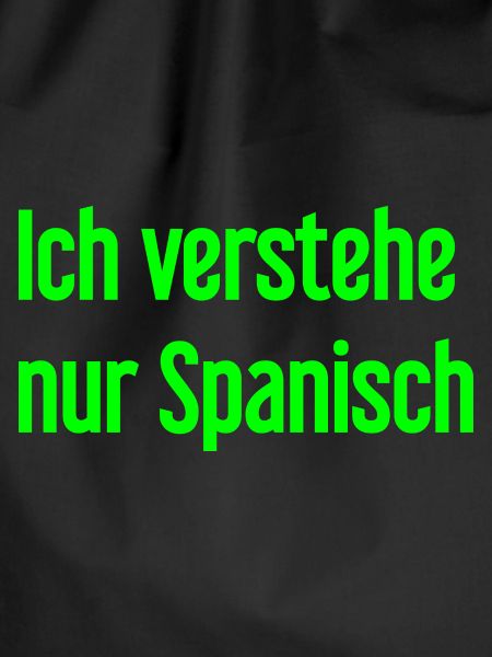 I only understand Spanish