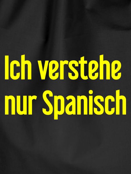 I only understand Spanish