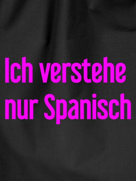 I only understand Spanish