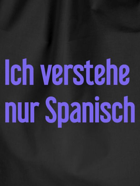 I only understand Spanish