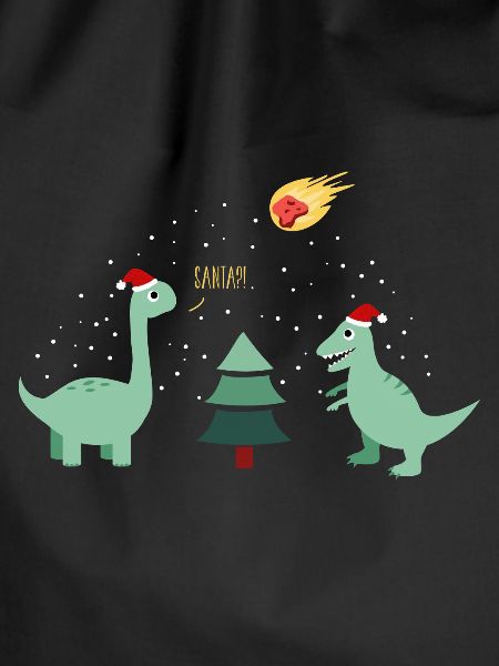 Christmas dinosaur