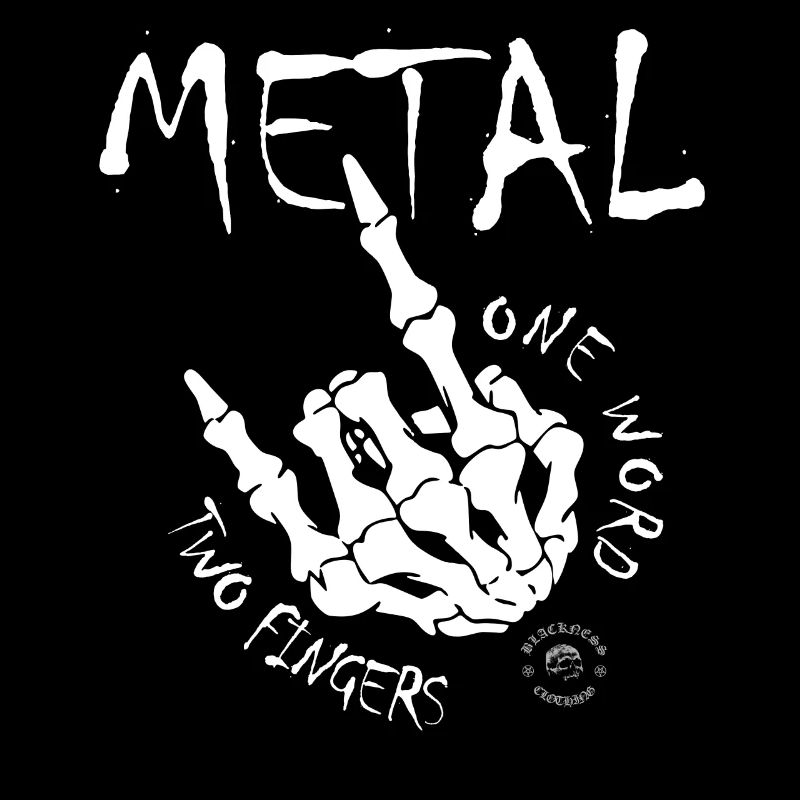 Pommes fork Devil Horns heavy metal rocker hand