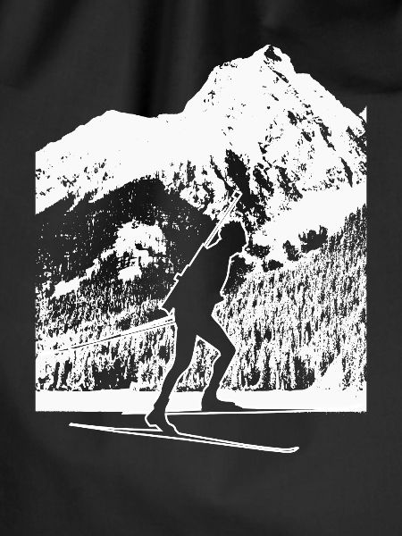 Biathlon biathlete skiing