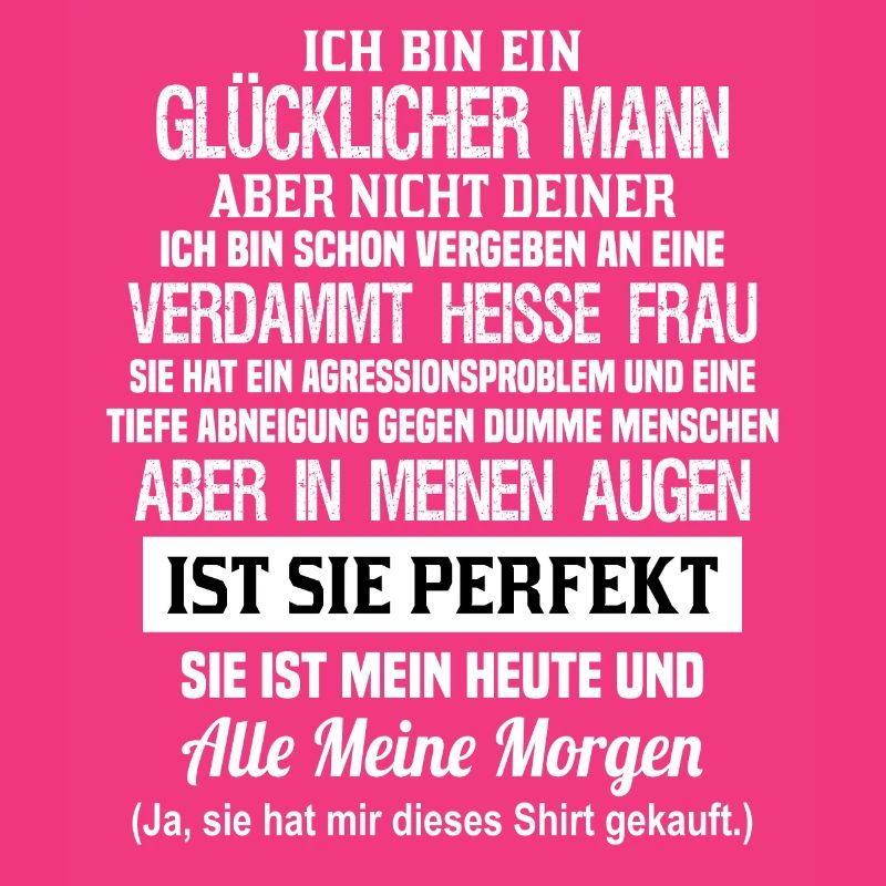 Ehemann Geschenk Ich bin ein glücklicher Mann