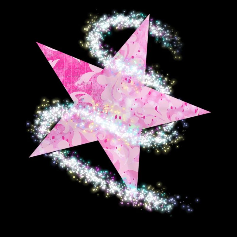 Glitter glitter mica star star tail