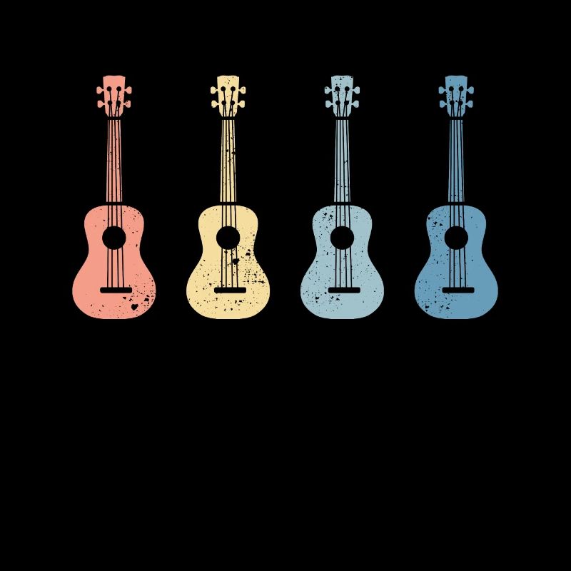 Rétro Vintage Ukulele Uke Funny Gift