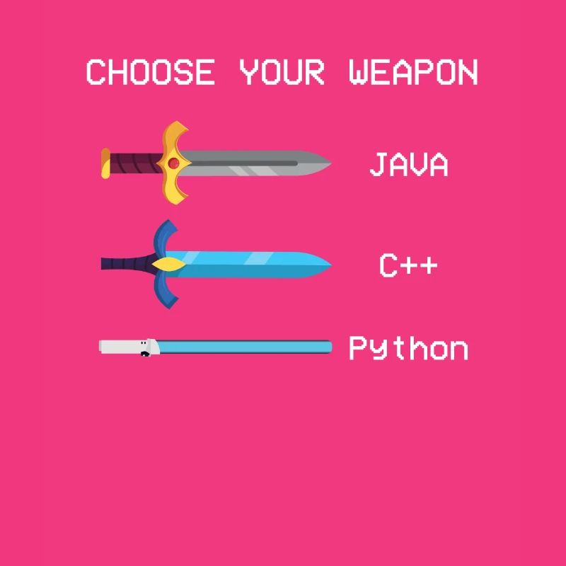 choose your weapon Programmiersprachen Informatik