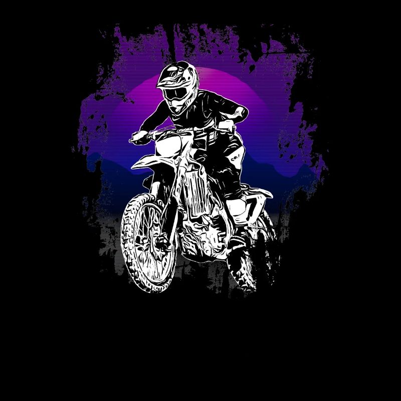 Motocross Design Enduro / Geschenkidee / MX Retro