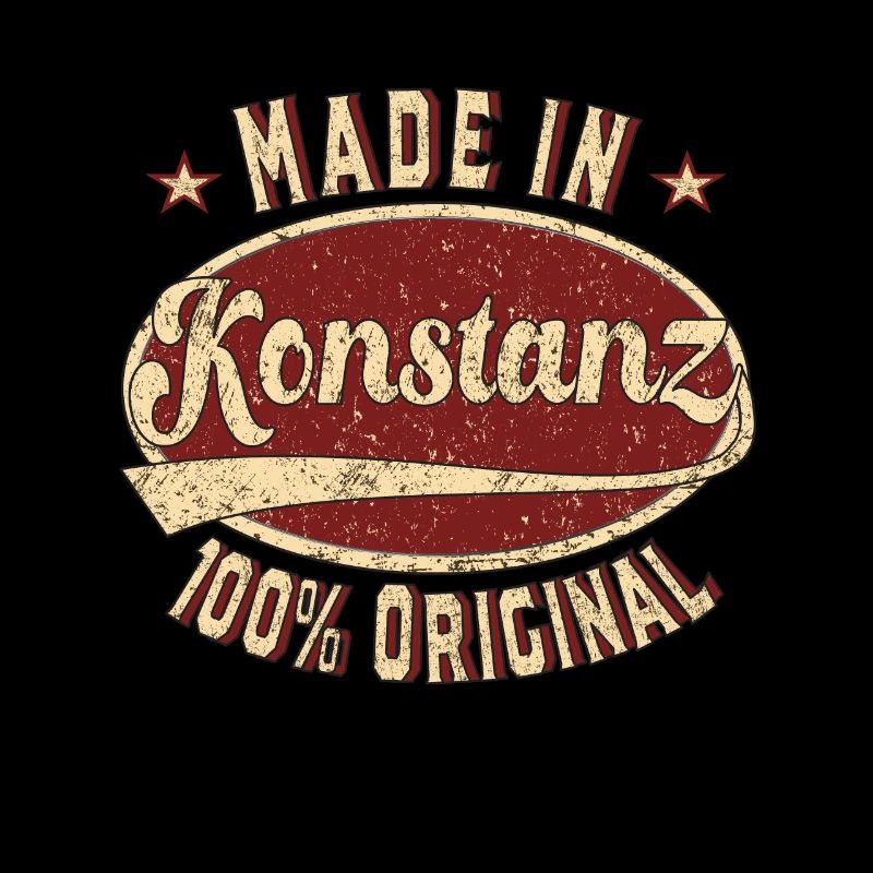Made in Konstanz 100 % original de Constance Retro