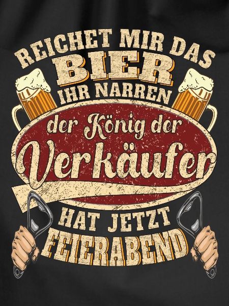 Verkäufer Bier Feierabend