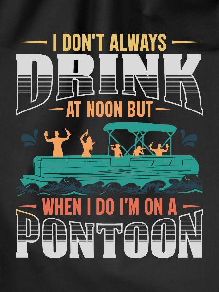 Lustiges Ponton-Trinkboot-Geschenk