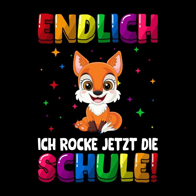 Endlich jetzt rocke ich die Schule Einschulung