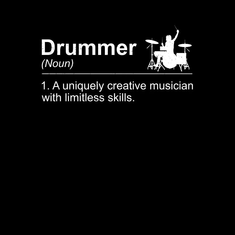 Funny Drummer Definition For Drumming Drum Beat