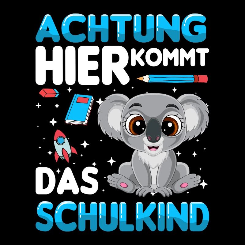 Schulkind Koala Einschulung 1. Klasse Schule