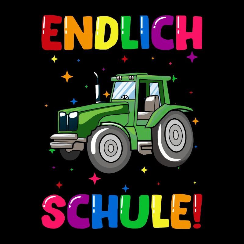 Endlich Schule Traktor 1. Klasse