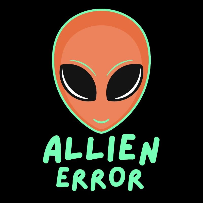 Alien Error Face Galaxy Creature Joke Humour