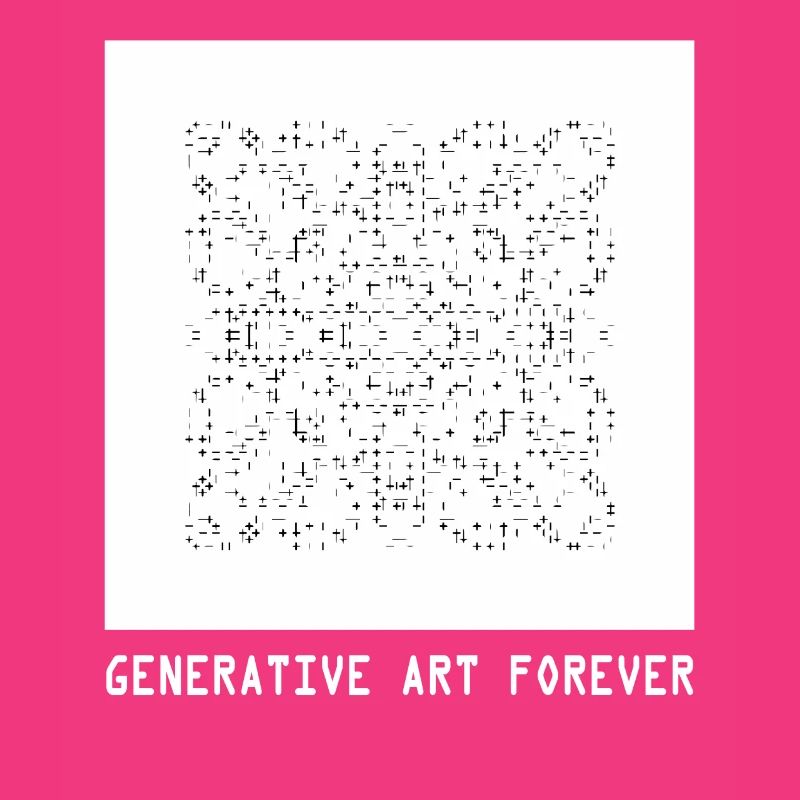 Generative Kunst Programmiert Für Immer Bildcode