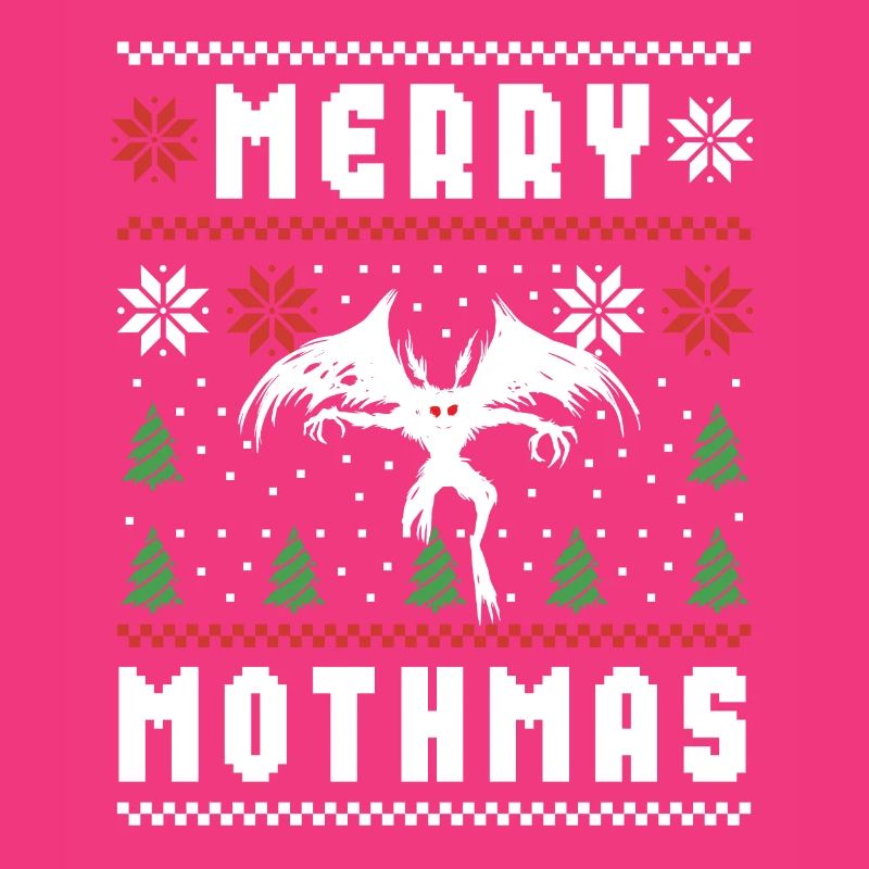 Mothman Pull de Noël moche Merry Mothmas