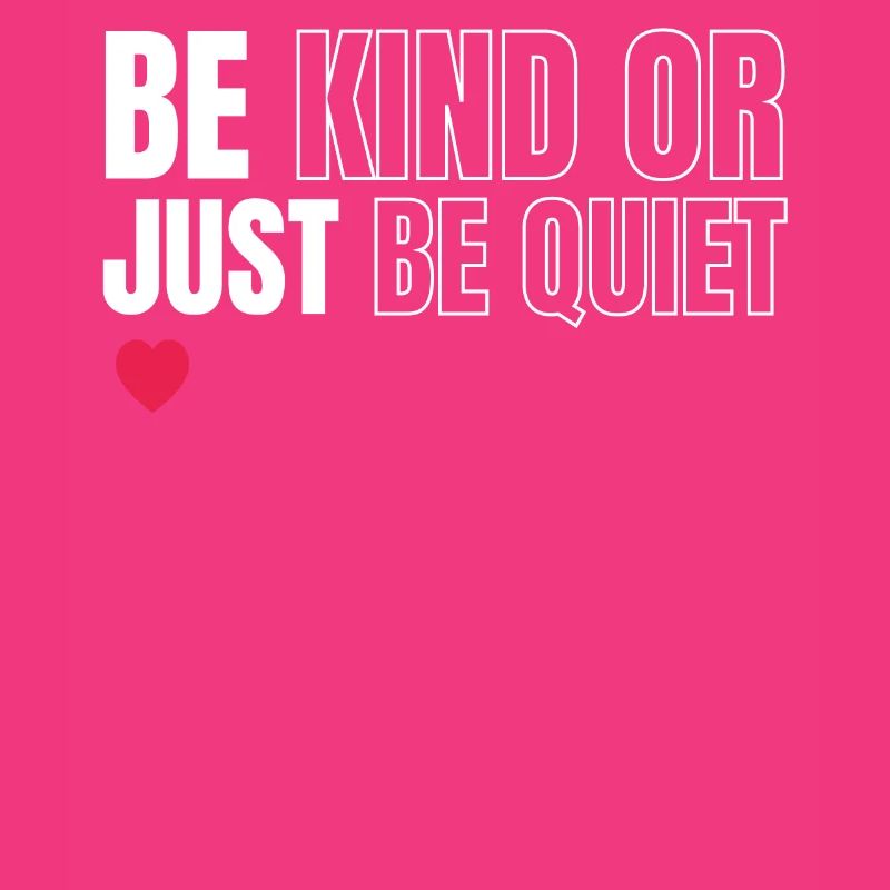 Seien Sie Freundlich Oder Seien Sie Einfach Ruhig